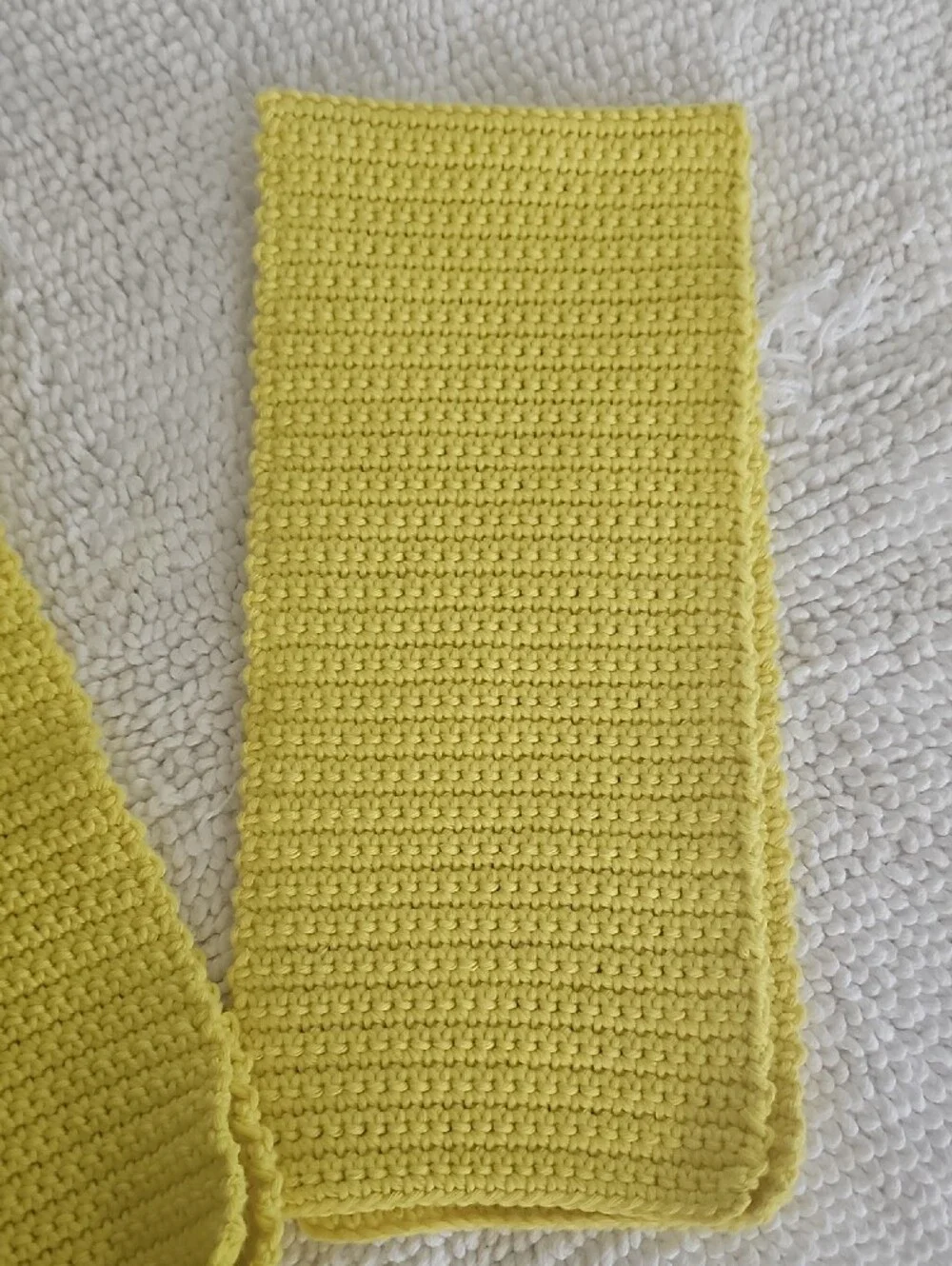 Bright Yellow Knit Kids Leggings